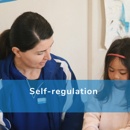 A poster that reads: Self-regulation