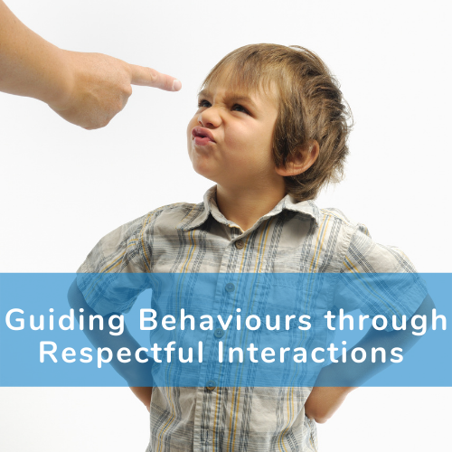 Using respectful interactions to guide behaviours