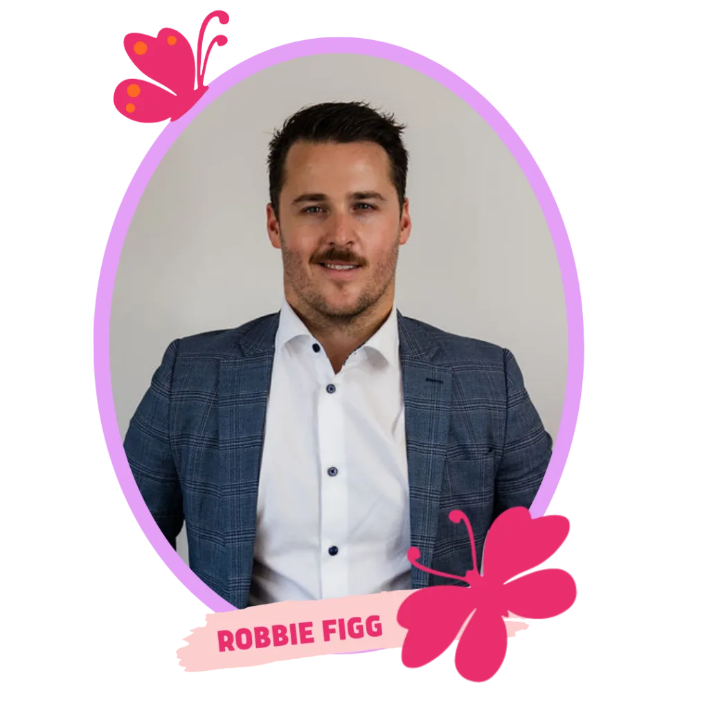 A photograph of Robbie Figg