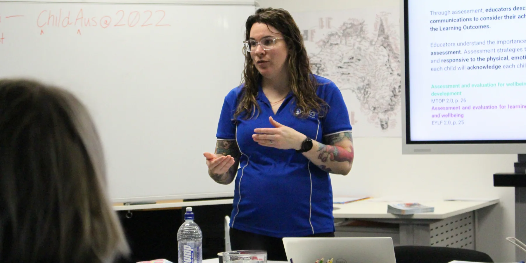 Pregnancy blog A child Australia employee stands up and talks