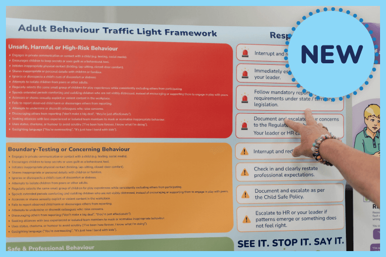 See It. Stop It. Say It. Adult Behaviour Traffic Light Framework (Intensive Workshop)